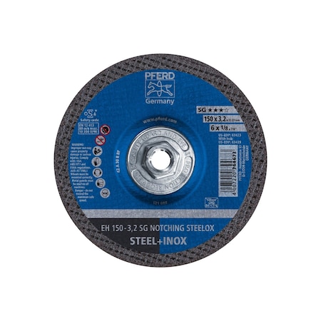 Pferd Notching Wheel, Type 27, 6"x1/8 63429